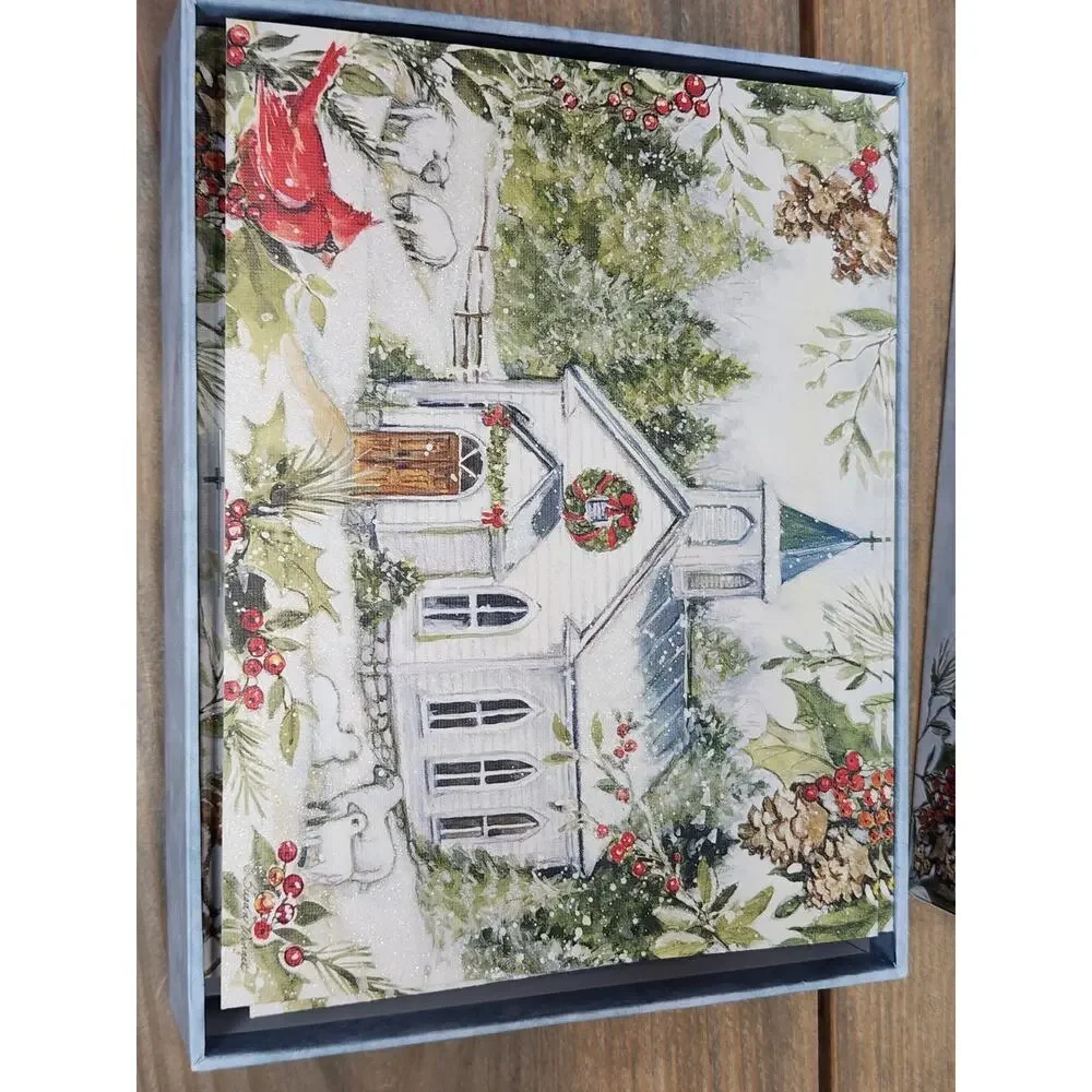 Lang The Lord Is My Shepherd Boxed Christmas Cards 18ct